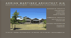 Desktop Screenshot of adrianmartinez-architect.com